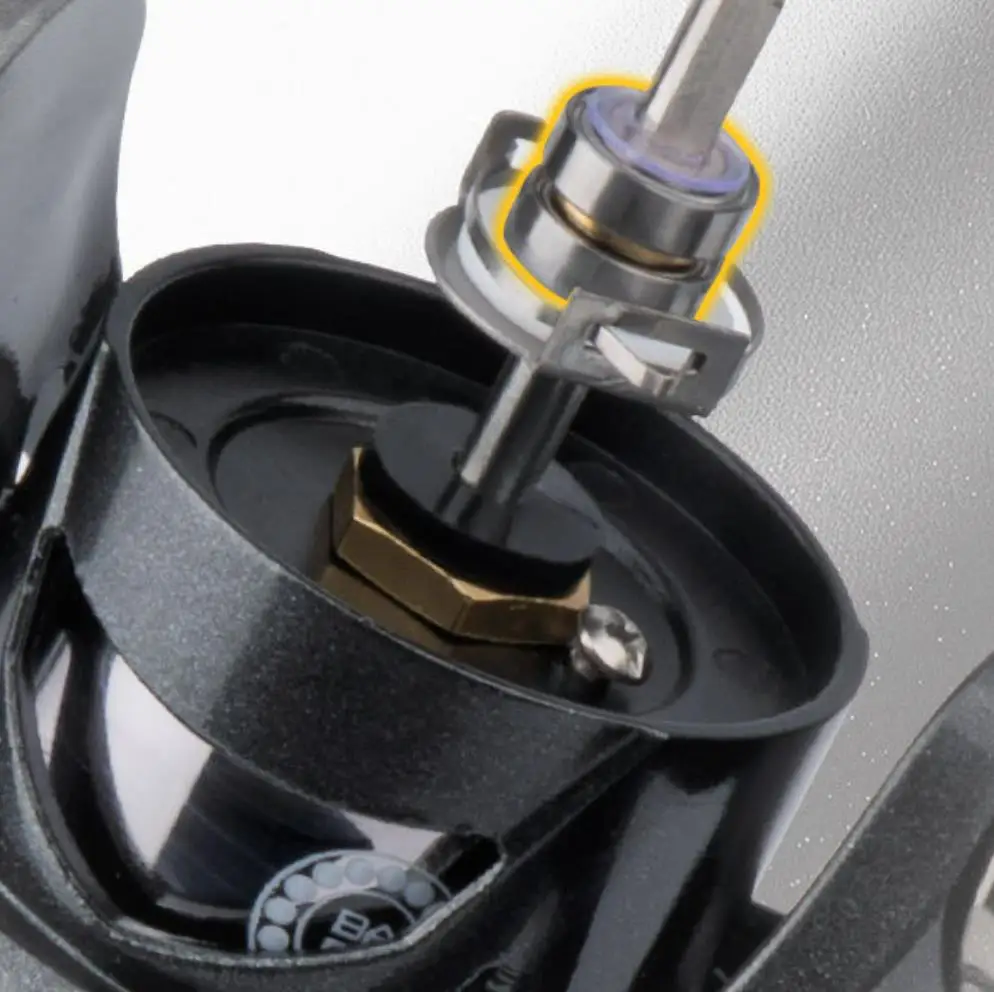 Okmua Anti-Meerwasser-Angelrolle, maximale Bremskraft 25 kg, für alle Gewässer, zum Weitwurf, Meeresangelrolle aus Metall, 1000-7000 – Detail 19