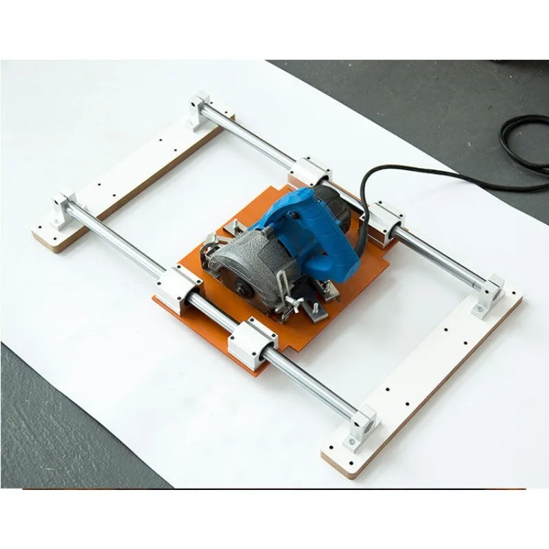Multifunctional Woodworking Guide Rail Marble Machine Guide Rail Trimming Machine Floor Bakelite Base Tile Carpentry Hand Push