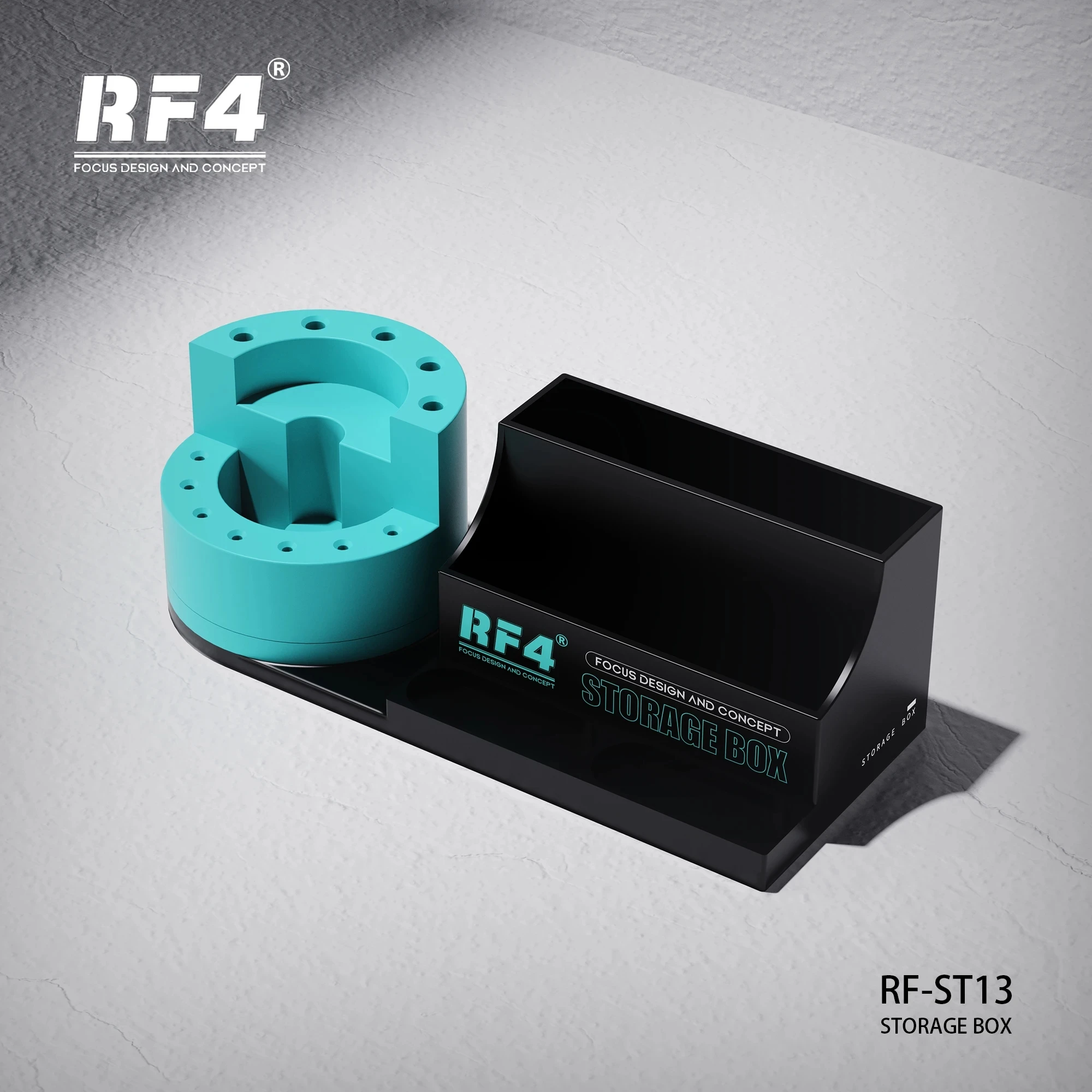 RF4 ST13 Multi-function Screwdriver Storage Holder Storage Box Desktop Parts Mobile Phone Repair Maintenance Tool Organizer