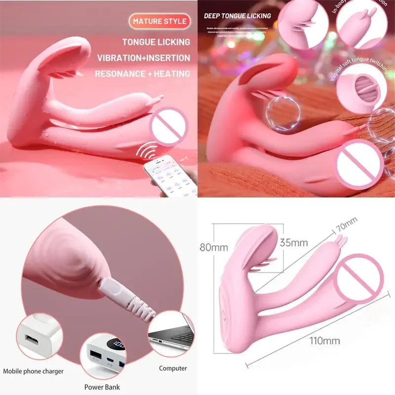 2-in-1 weibliche vibrierte wiederaufladbare echte Masturbationsausrüstung, tragbare weiche Mitgliedschaft für Frauen, Buttplug-Vibrator für Männer