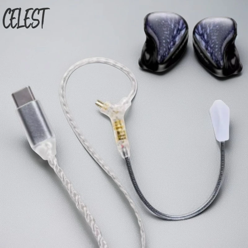 

Kinera Celest Wyvern Black Wired HiFi Earphones 10mm LCP Dynamic Driver IEMs with Detachable Cable for Gaming