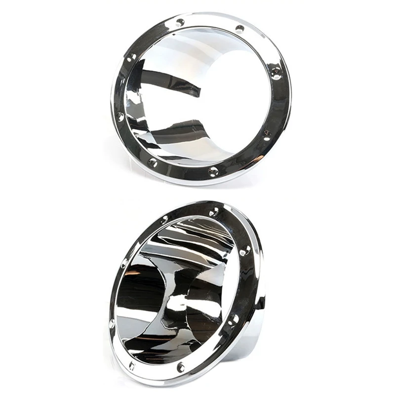 AU04 -Car Fuel Gas Tank Cover Chrome Bezel For Hummer H3 2006-2010 Oil Filler Cap Gasoline Hatch Moulding Trim Accessories