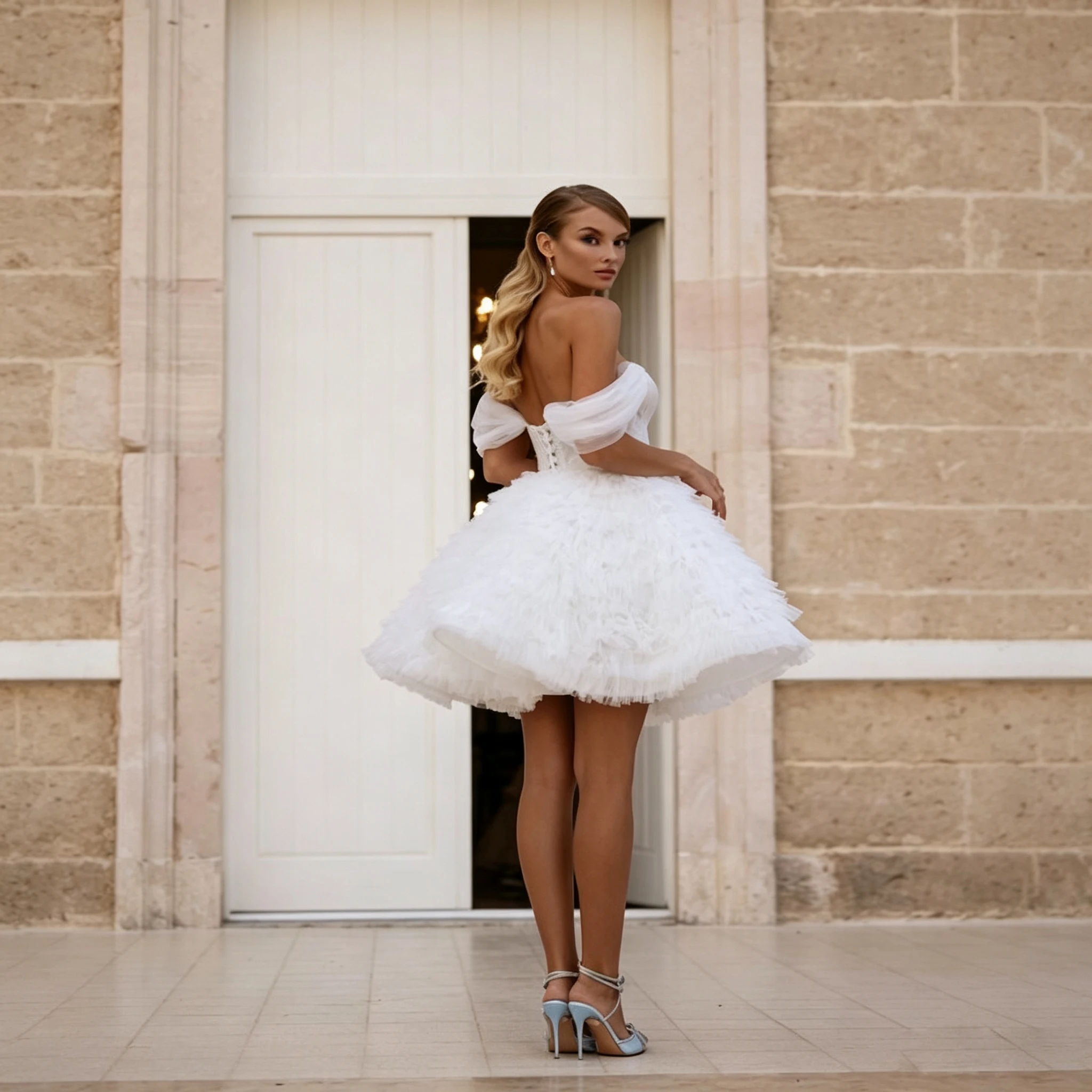 Vestido de Noiva ombros à most - Wedding Dress avaliação e preço