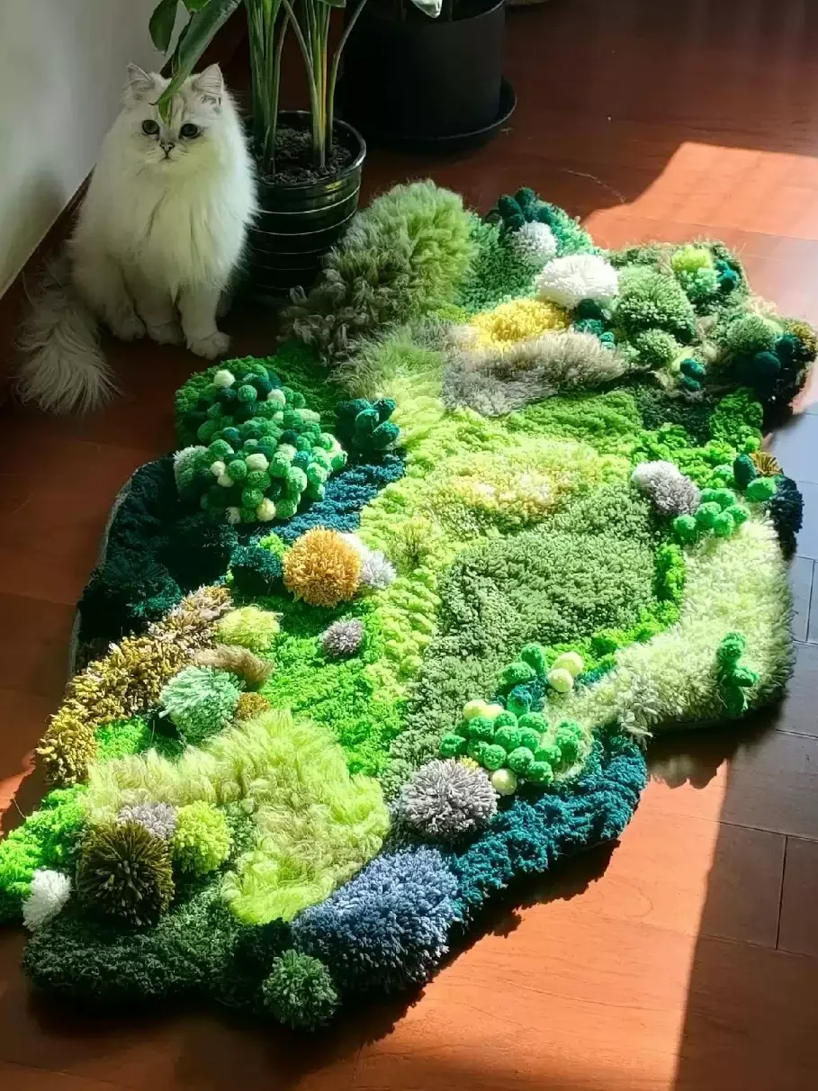 (material Package Only) Moss Carpet Material Package Birthday Gift Handmade Creative DIY