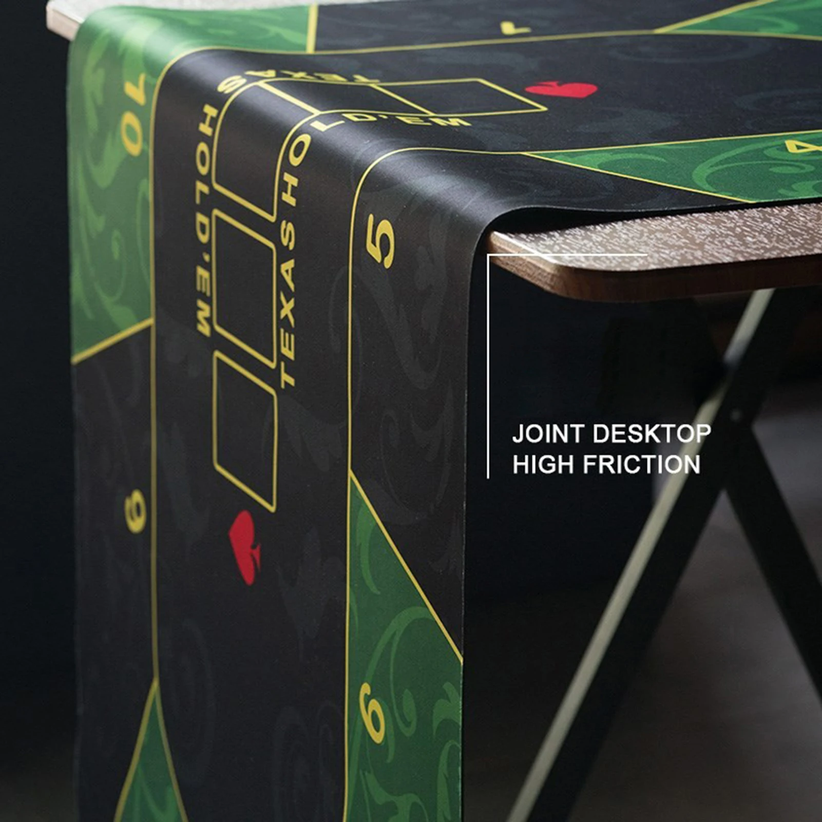 Holdem Poker Mat Rubber Game Mat Poker Layout Tablecloth Tabletop Holdem Mat For Home Entertainment Board Game Rooms Friend