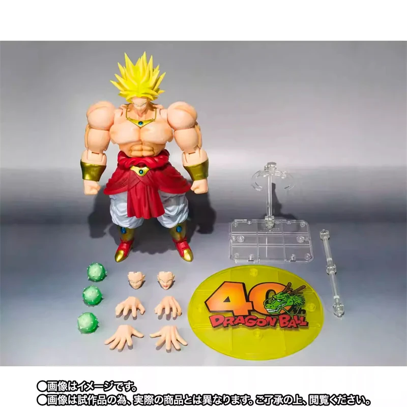 

Genuine Bandai Dragon Ball SHF Broly 40th Anime Action Figures Model Figure Toys Collectible Gift for Toys Hobbies Children