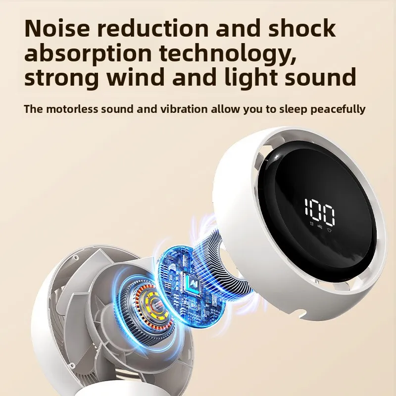 Desktop Desktop Electric Fan Home Air Circulation Fan with Oscillator Timer Charging Fan F10