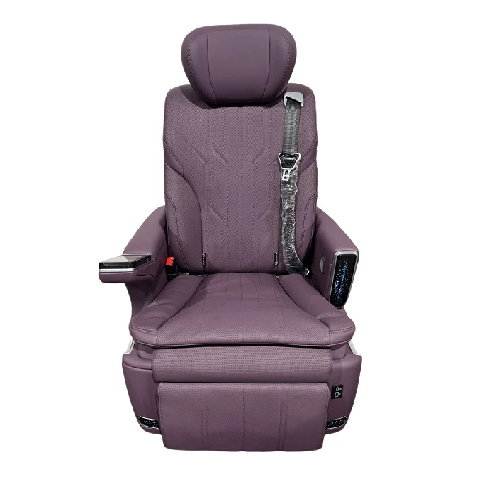 Ergonomic Luxury Business Class Vehicle Seat with Wireless Charging and Smart Touch Screen Control MPV Power Seat