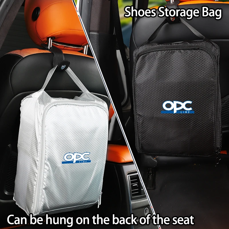 Car Trunk Shoes Bag Honeycomb Mesh Sneakers Storage Bag For Opel Astra Corsa Insignia Vectra Zafira Meriva Vivaro Antara Ampera