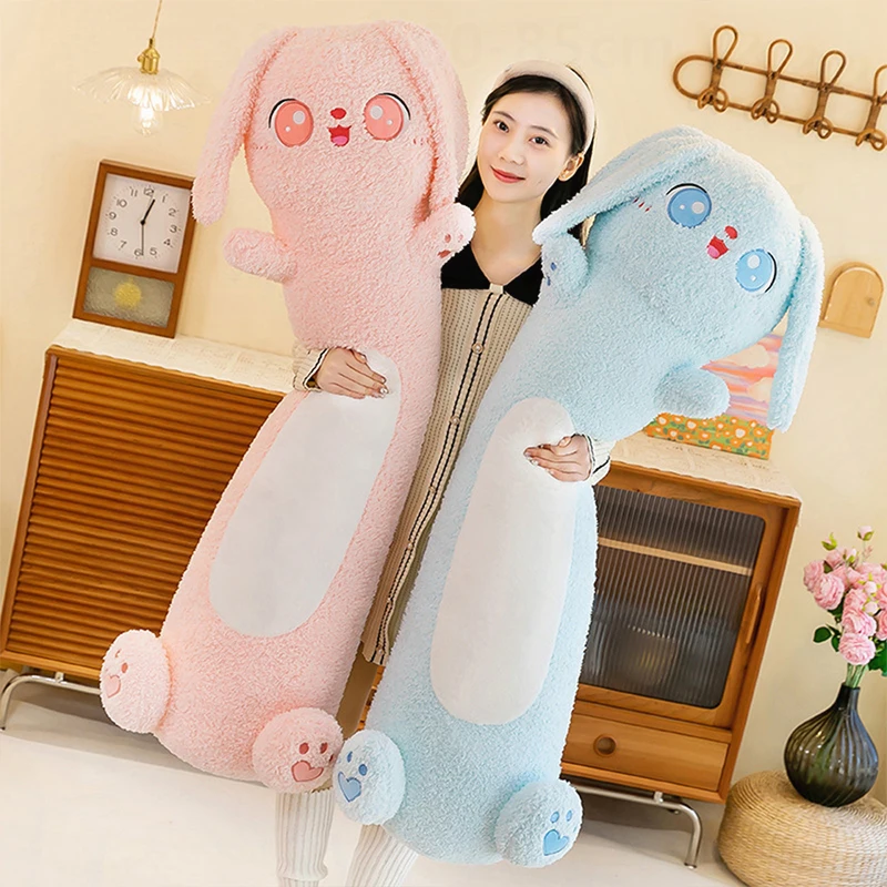 

Милый плюшевый кролик с длинными ушами, мягкая игрушка для детей, подарок на день рождения, Рождество, мягкая подушка для сна, обнимающая ногу для девочек, лучший друг