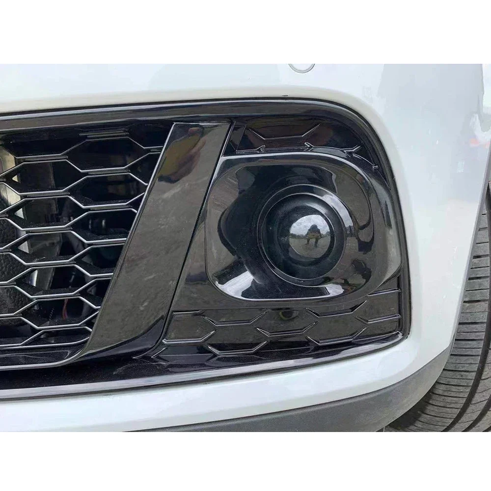 

RSQ5 SQ5 STYLE ABS Replacement Front Bumper Fog Lamp Lampshade Light Racing Grills Cover Fit For Audi Q5 Q5L 2018 2019 2020
