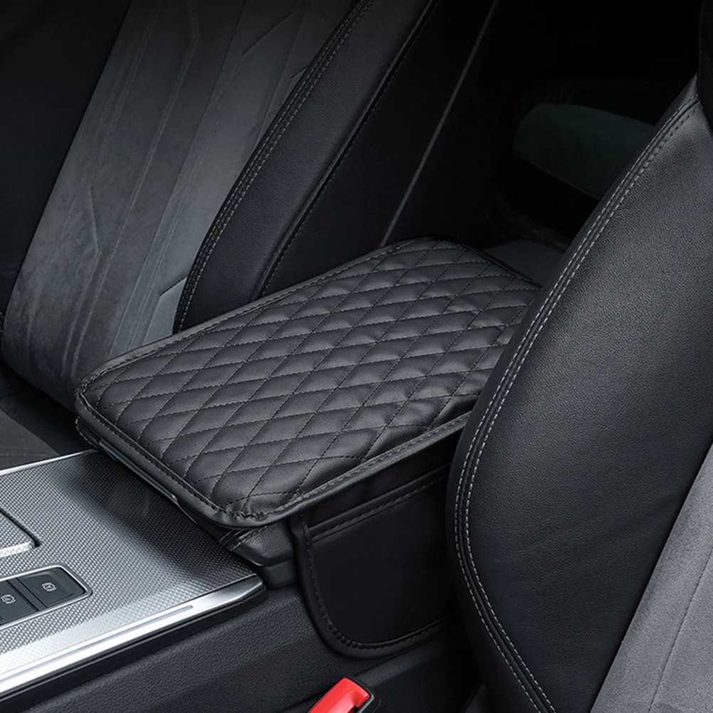 

Car Armrest Pad Black Central Console Cover Nonslip Durable Cushion Multi Function Car Accessories Interior Decorations