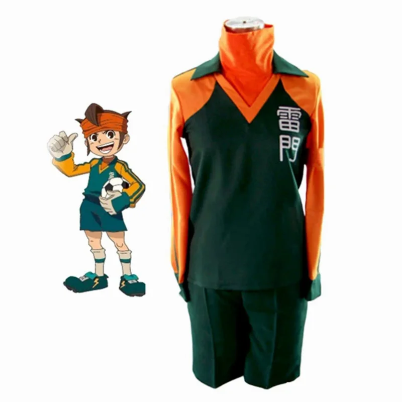 

Anime Inazuma Eleven Endou Mamoru Cosplay Costume Customized Kid Adult Size School Uniform Outfit