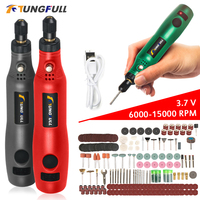 USB Cordless Drill Mini Rotary Tool Kit Woodworking Engraving Polishing Pen DIY For Jewelry Metal Glass Wireless Dremel Tools