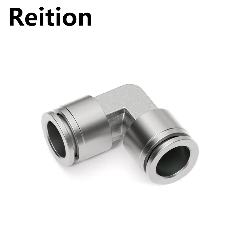 

Reition 10pcs 304 stainless steel metal Pneumatic Fittings Pipe Connector Tube PV Hose to Hard Tube straight joint