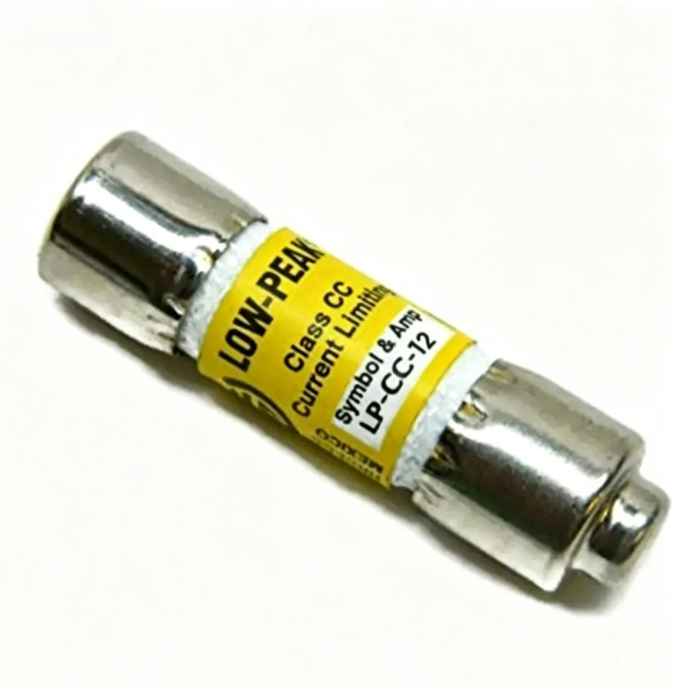 10PCS OEM LP‑CC‑12 Time‑Delay Class CC Fuse 12A 600VAC 150VDC Current‑Limiting Supplementary Fuse