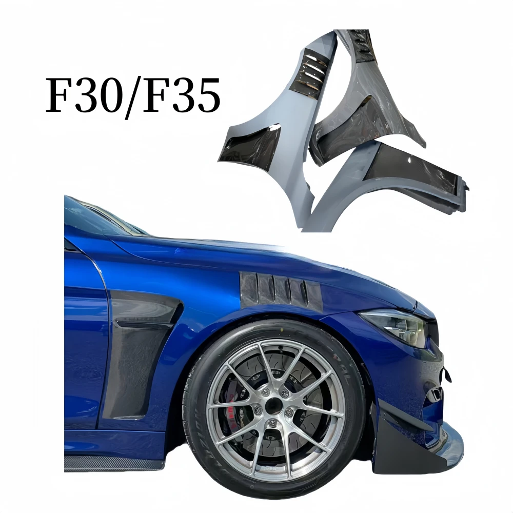 For 2013-2019 BMW 3 Series F30 F35 320i 330 340 M3 Upgrade Carbon Fiber Fender Opening Wide Fender Body Kit Bumper