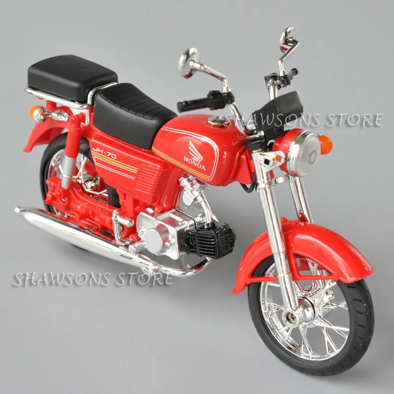 1:10 Scale Diecast Model Motorcycle Toys JH 70 Street Bike Miniature Replica Collectible