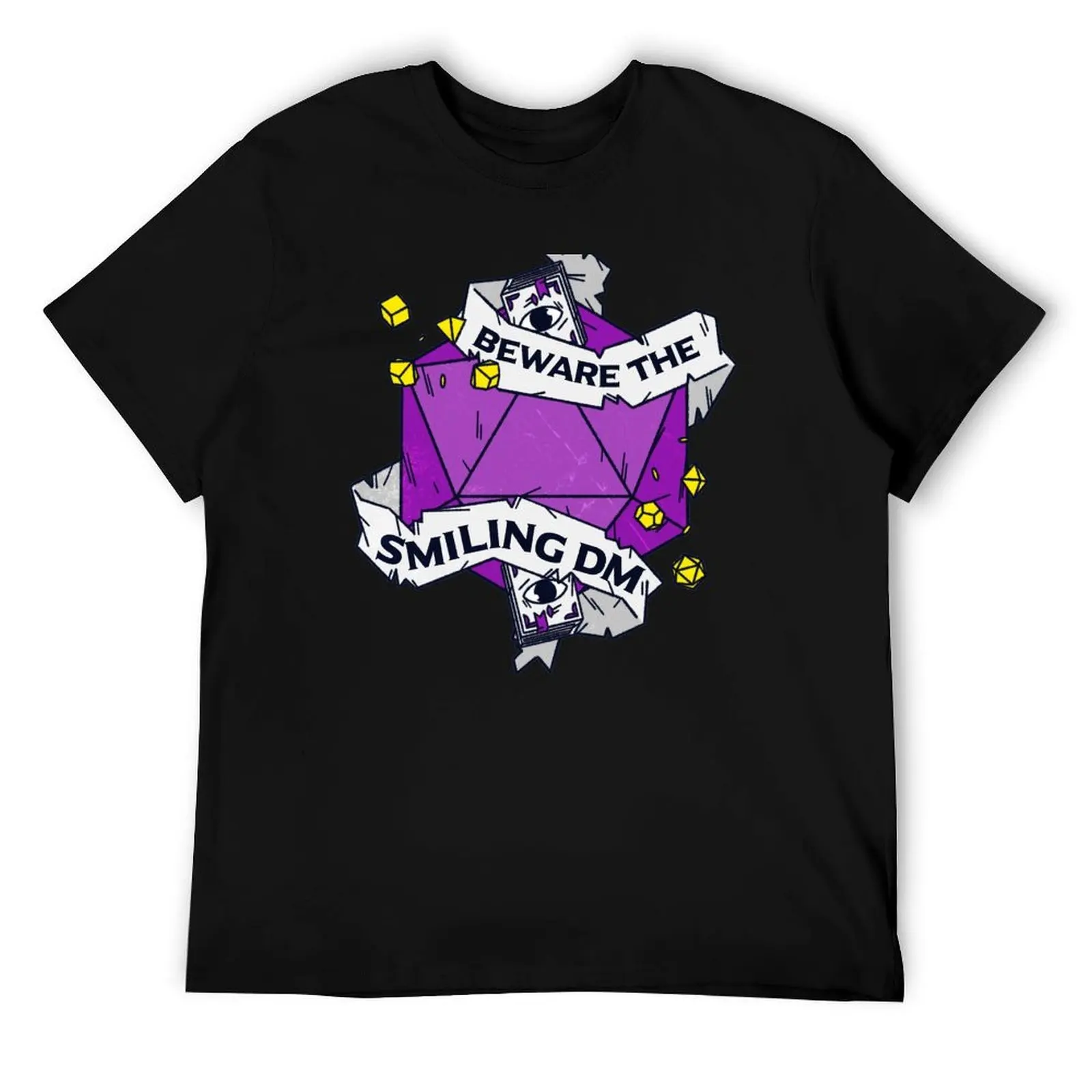 

Tabletop RPG Dungeon Master - Beware The Smiling DM T-Shirt t shirts for man pack cotton man graphic t shirt T-Shirt