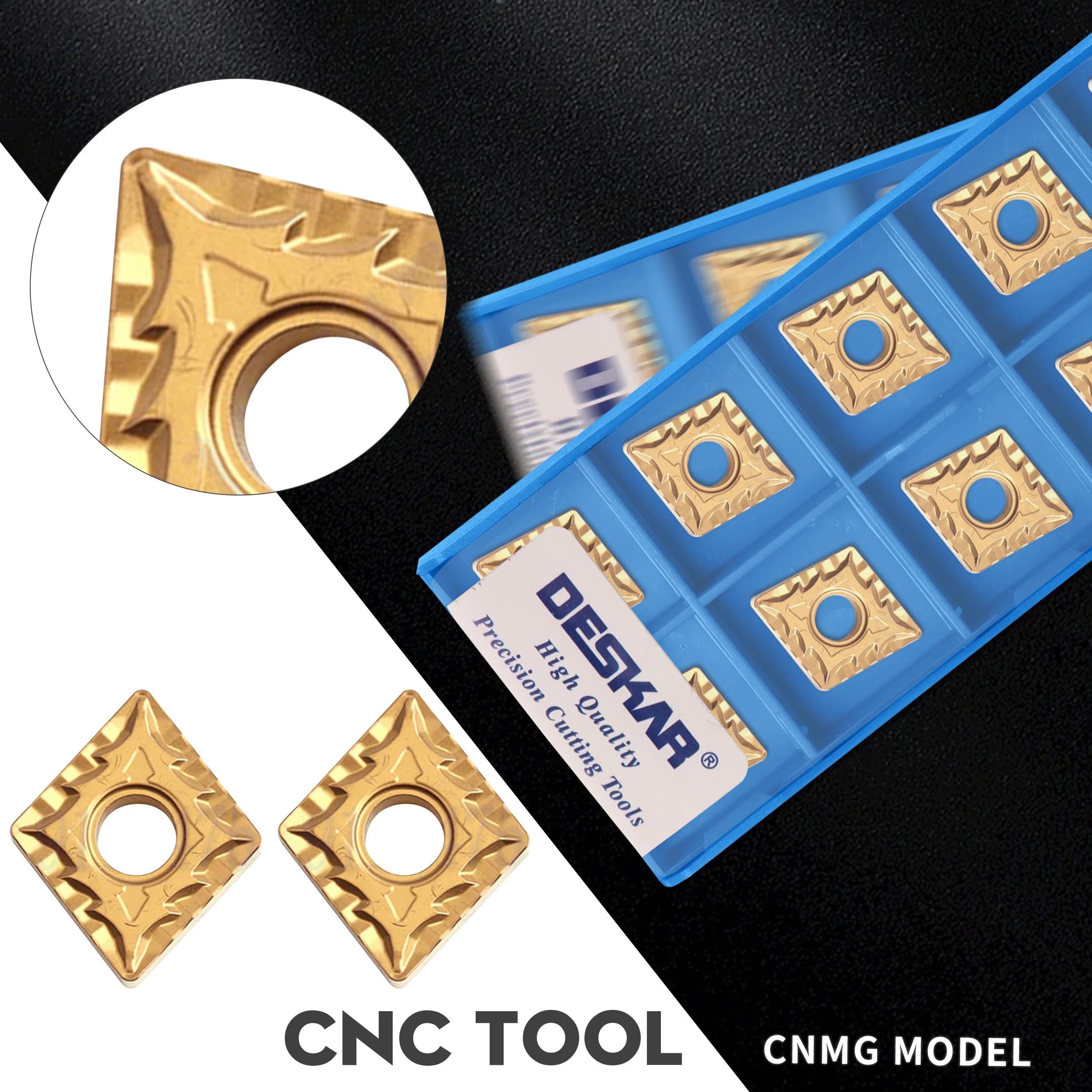 

10Pcs CNMG120404-CQ LF9018 Turning Inserts CNMG120408-CQ LF9018 External Turning Tools CNC Lathe Tool Carbide Inserts ,For Steel