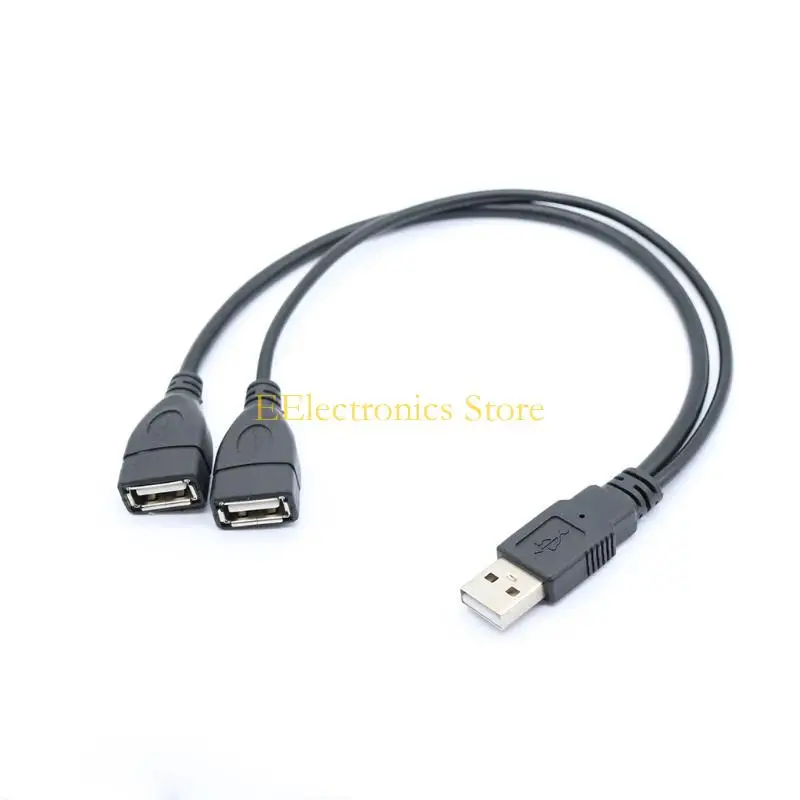 B03C Wearproof USB Splitter Y Cable for Most Digtal Products Computer Laptop Car 30cm Length USB Line