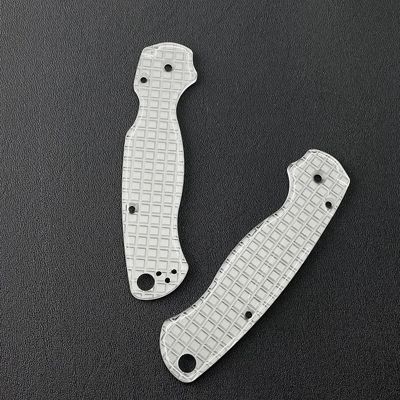 1 paio di bilance per manico di coltello pieghevole in acrilico su misura per coltelli originali Para2 C81 materiale patch accessori fai da te