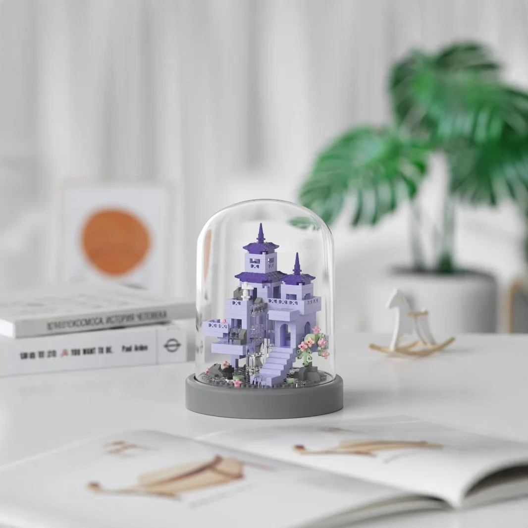 Architecture Children Toy Mini Diy Building Block Toy Bricks Blocks for Adults 3d Constructor Micro Bricks Construction Set Gift