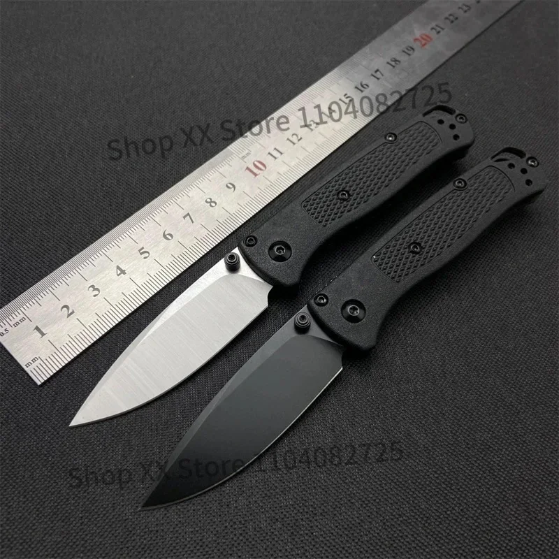 BM 533 Folding Pocket Knife Ultra Lightweight Nylon Fibre Handles Camping Outdoor Kitchen Hiking Fruits Hand Knives EDC Multiool