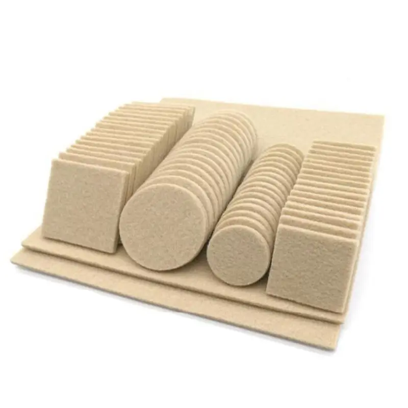 80/130pcs Mobili Sedia Tavolo Leg Autoadesivo Feltro Pavimento In Legno Protector Pad