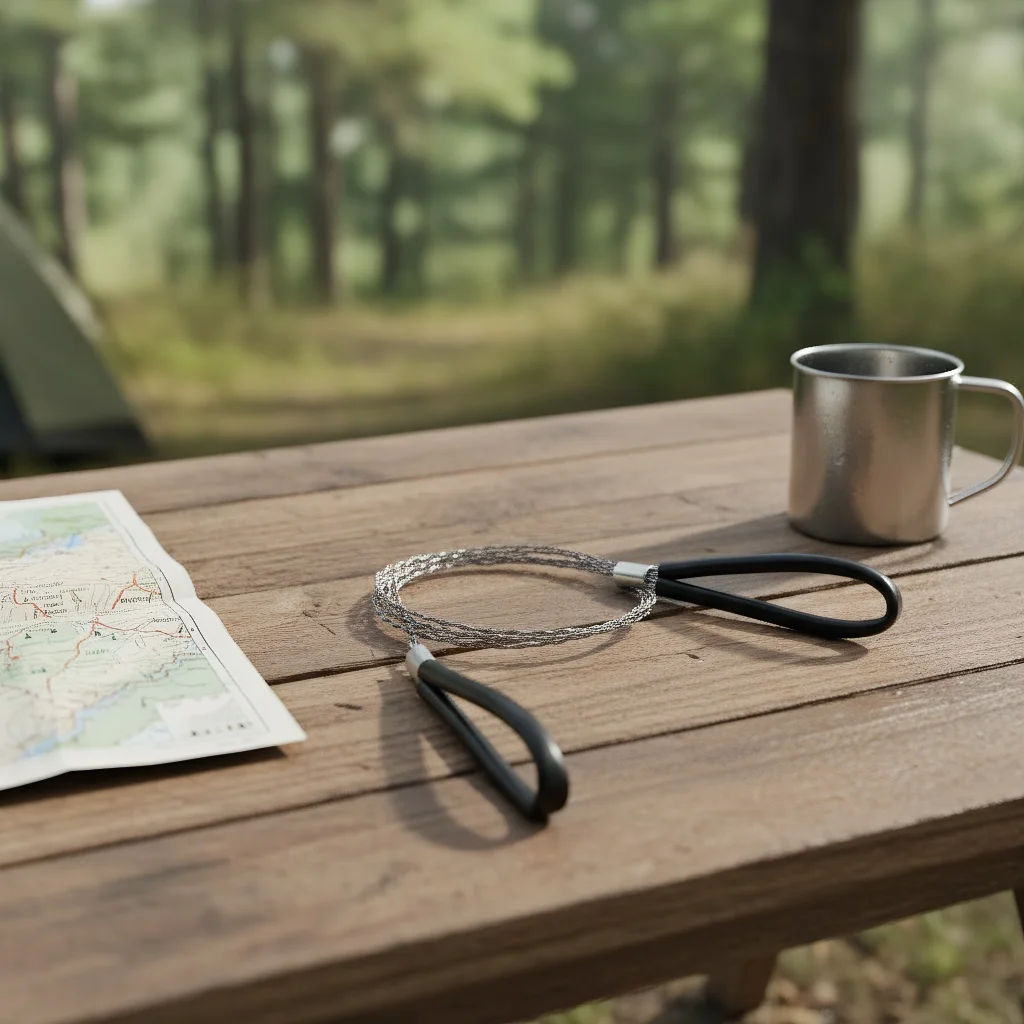 

Pocket Manual Chain Saw – 1PC Stainless Steel Wire Saw for Camping & Hiking