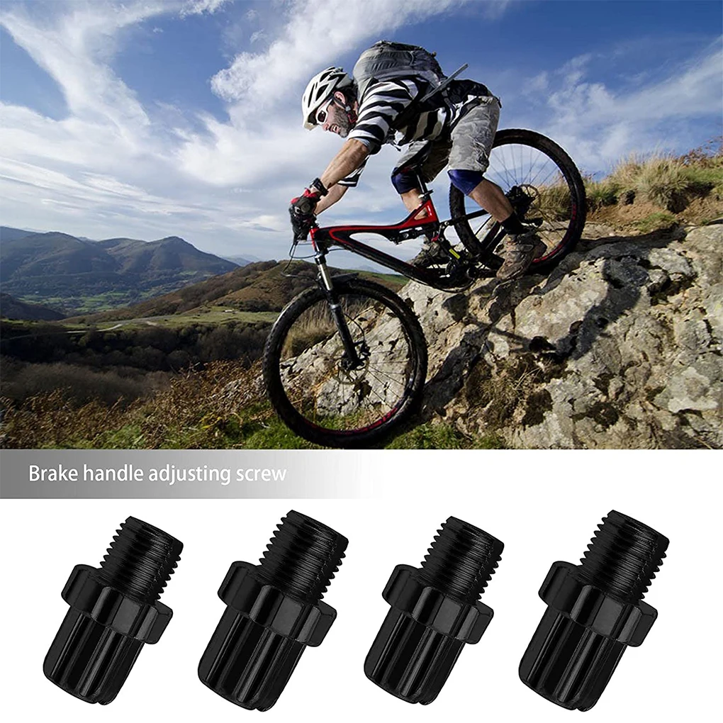 Pack of 4 Bicycle M7 Adjusting Bolts Aluminum Alloy Brake Lever Regulator Cable Screws Folding Bike Cycling Biking Part