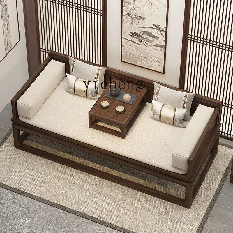 

Arhat bed modern simple solid wood push-pull sofa bed dual-purpose telescopic couch five-piece set