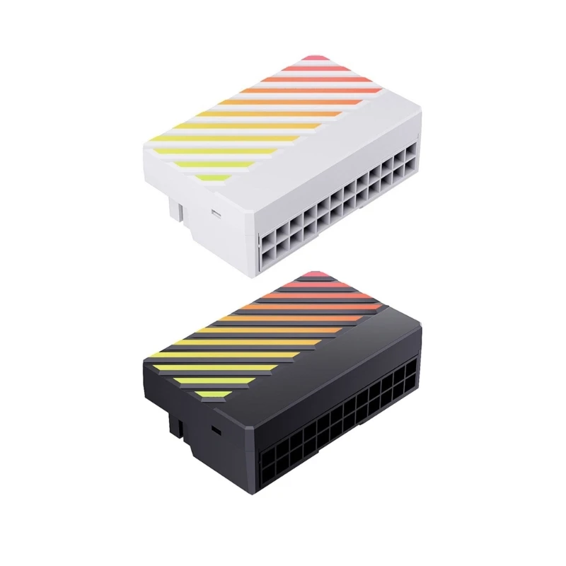 Motherboards 24Pin 90Degree Adapter Horizontal Direction Change For PC