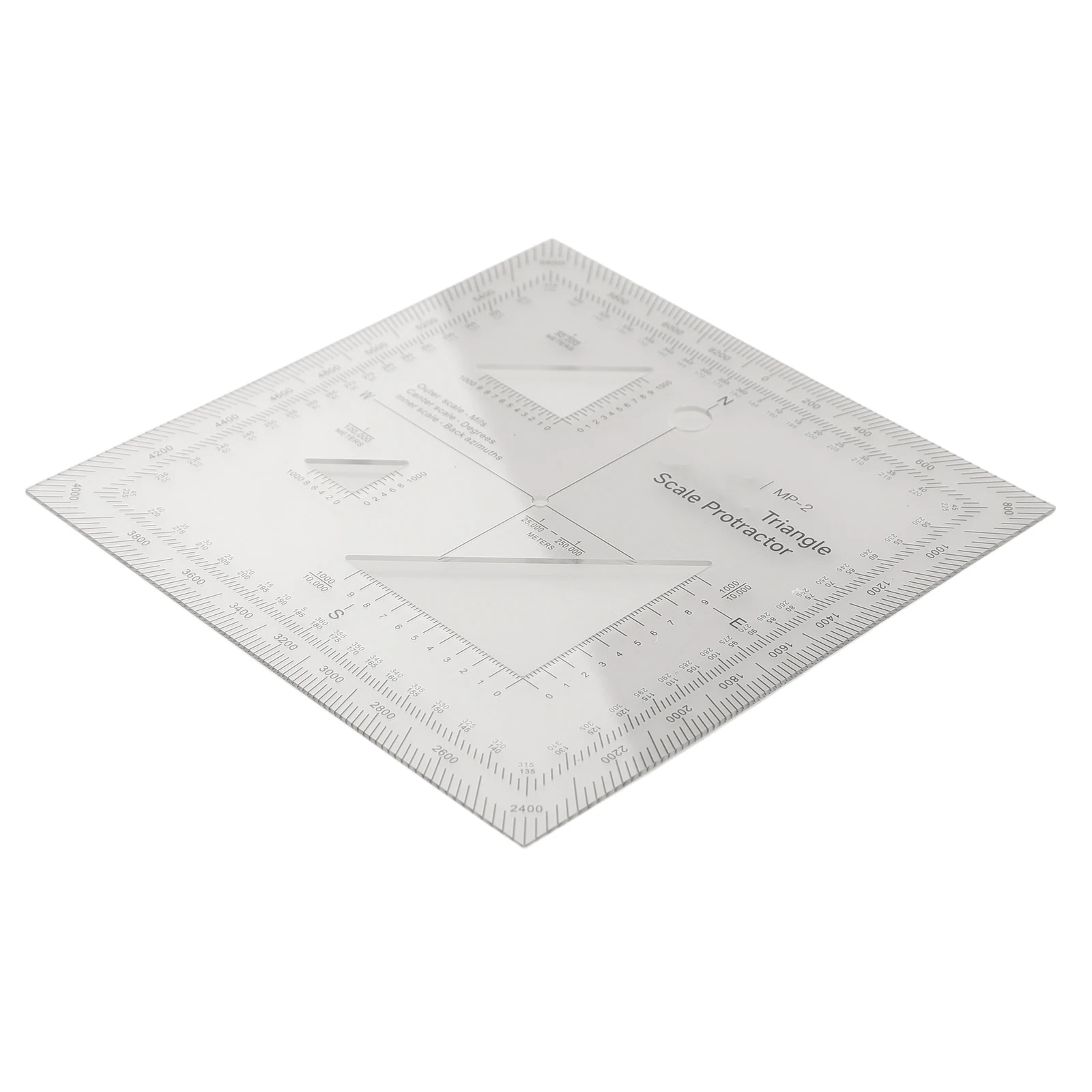 As Picture Coordinate Ruler Engineering Protractor For Maps Engineering Tool Wear-resistant Design Long Service Life