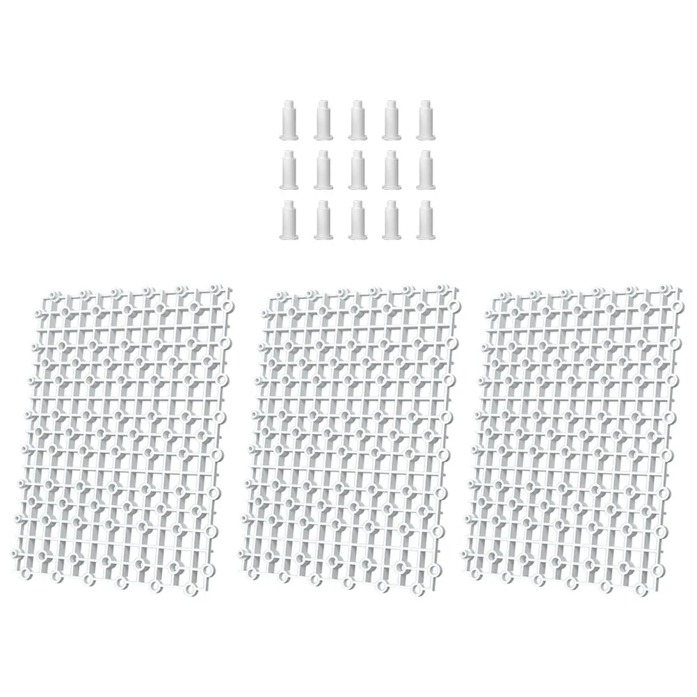 

Filter Plate Aquarium Divider Fish Tank Separator Bottom Partition Grid Base Plastic Grid Suitable for Isolating Fish Building