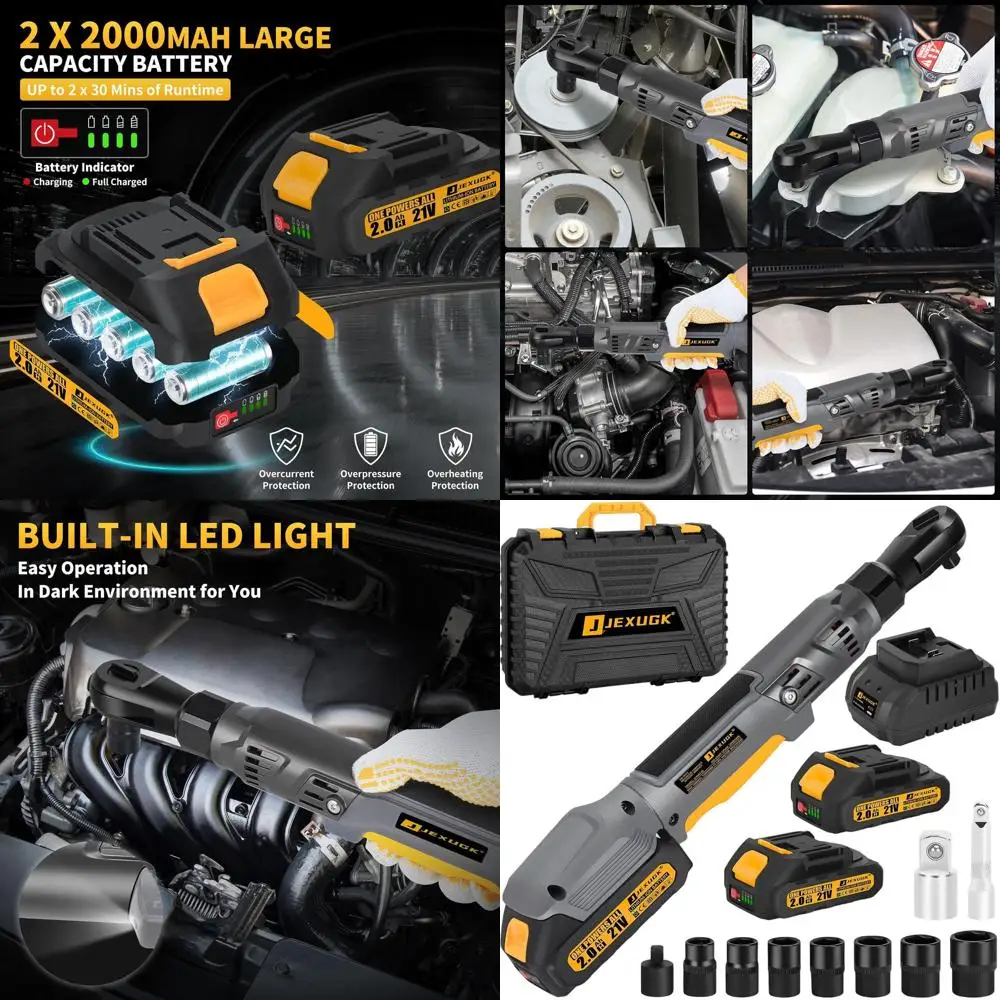 21V Cordless 3/8 Ra…