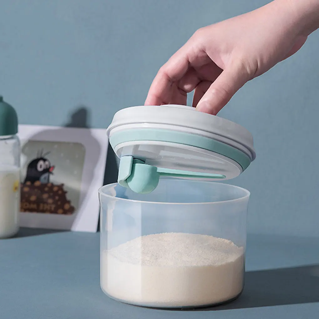 Transparent Milk Access Opening Busy Parents Transparent Powder Leak-Proof Silicone Seal Organized Milk transparent