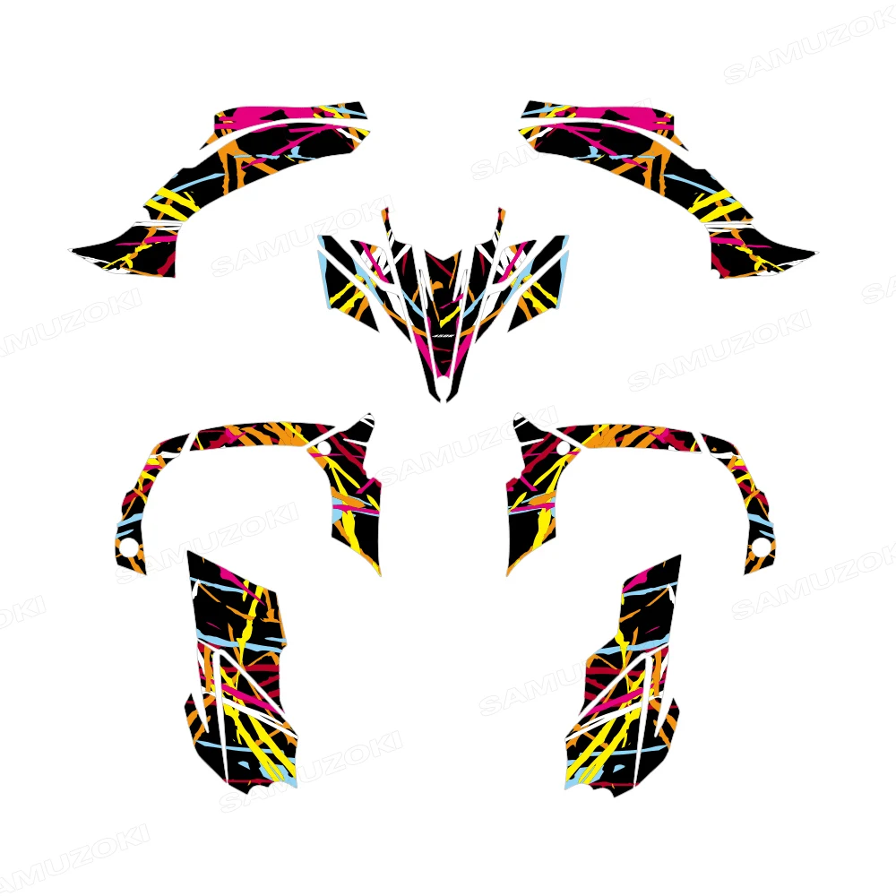 

Наклейки-графика для полного обвеса квадроцикла, декоративные наклейки для Yamaha YFZ450R YFZ 450R 2009 2010 2011 2012 2013