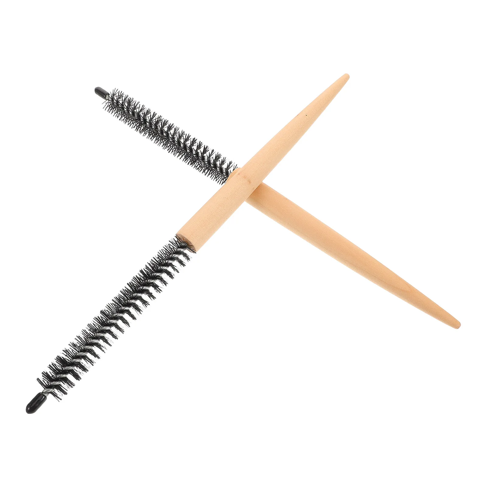 

2pcs Roller Comb Fine Hair Teasing Tool Bouffant Crimp Brush Root Backcombing Small hair rat tail brush fine root teasing comb