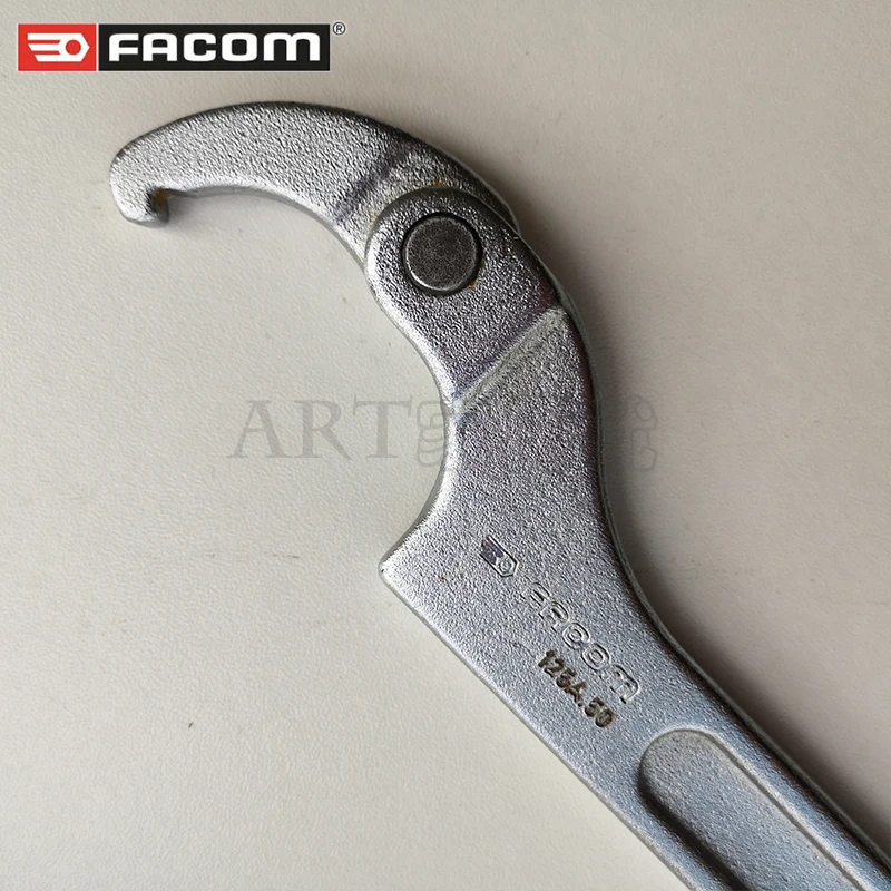 French FACOM Hinged Hook Wrench Crescent Wrench 125A.50 125A.35 125A.80