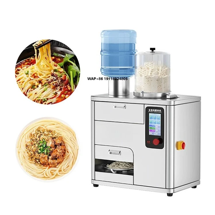Automatic Electric Noodle Extruder & Pasta Maker with 20kg/h Capacity PLC Core for Restaurant Use