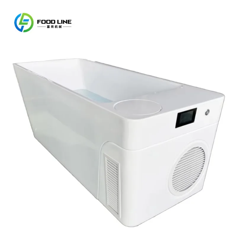Customized Manufacturer Direct Sale Out&indoor Pure Acrylic Cold Ice Tub Bath with Ice Bath Chiller Ozone