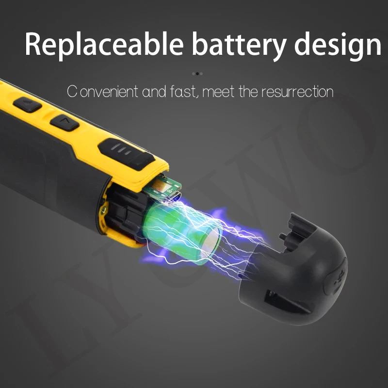 LYUWO USB Mini 6speed Adjustable Screwdriver Charging1300mah Electric Drill Multifunctional Disassembly and Repair Electric Tool