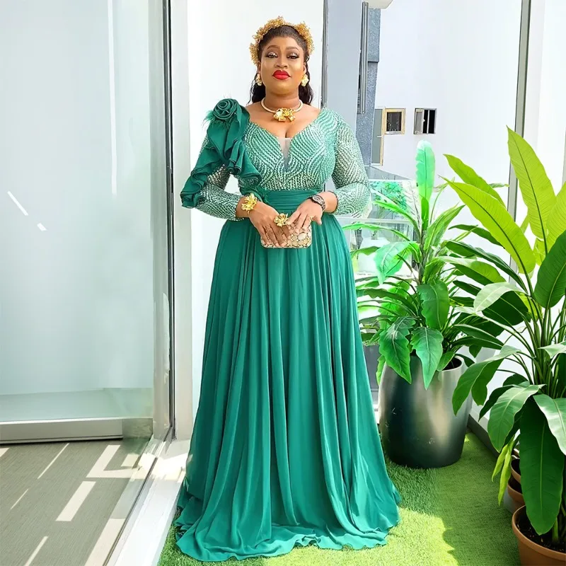 Elegant African Dresses for Women 2025 New Africa Clothing Plus Size Turkey Wedding Party Long Dress Dashiki Ankara Outfits Robe image 3