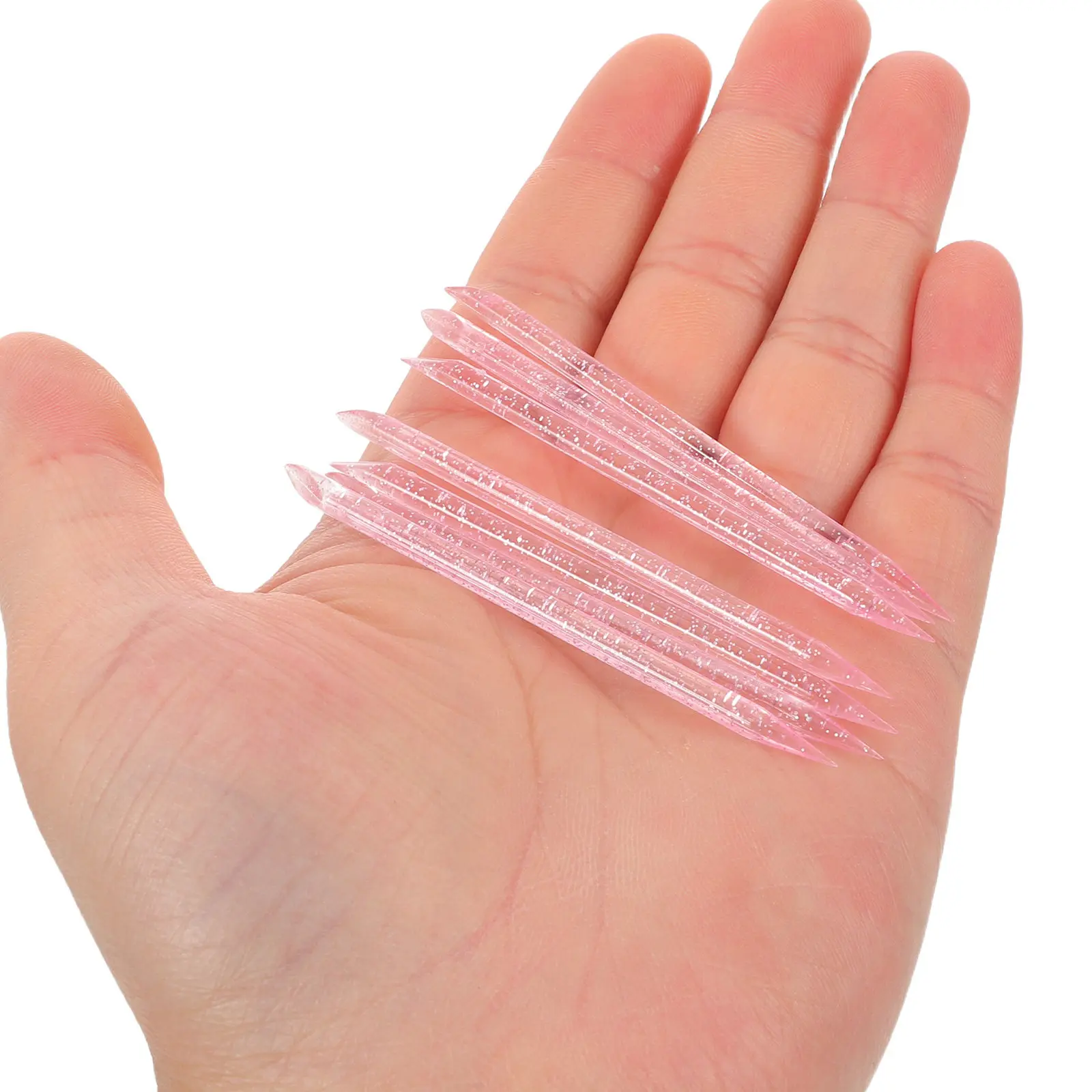 

400Pcs Nail Art Cuticle Pusher Sticks Dual Ended Disposable Cuticle Remover Set Professional Manicure Pedicure Nail Cleaning