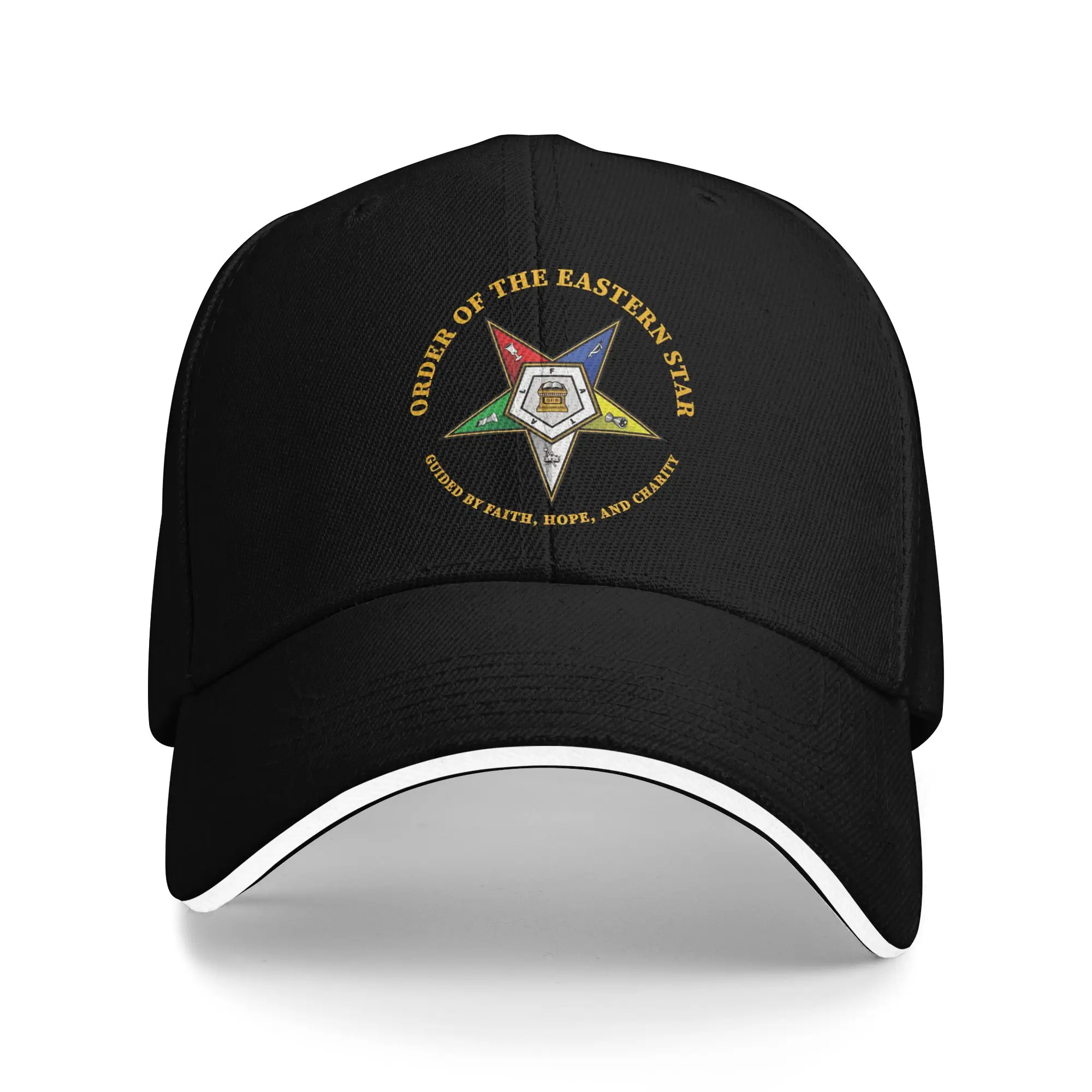 Summer OES Emblem Order of the Eastern Star Baseball Cap Street Style Print Sun Trucker Hat Men Women Breathable Snapback Cap