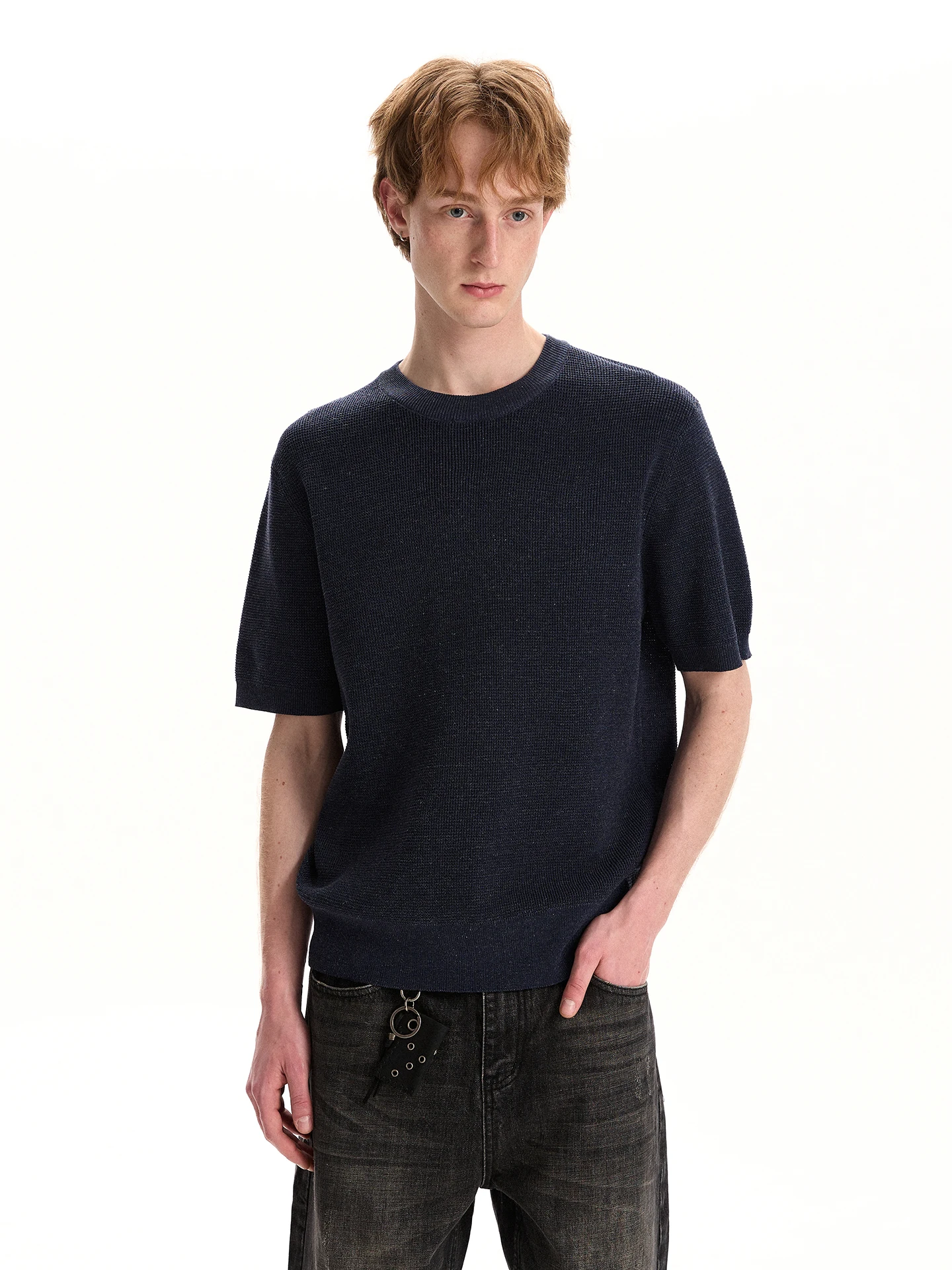 

Футболка PUEE из льняного трикотажа с коротким рукавом, унисекс, простая, но роскошная, для повседневной носки, летний топ в винтажном стиле, из мягкого хлопка, с круглым вырезом, базовая модель.