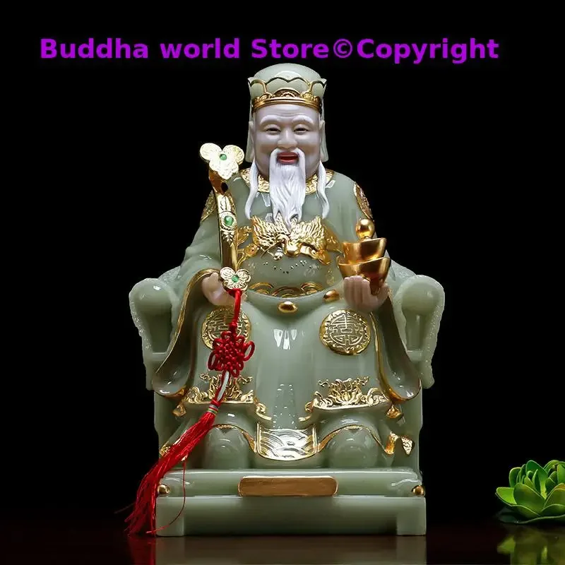 2025 new Southeast Asia Family Protection God OFFICE Company SHOP Effective protection JADE TU DI GONG Mammon FENG SHUI statue