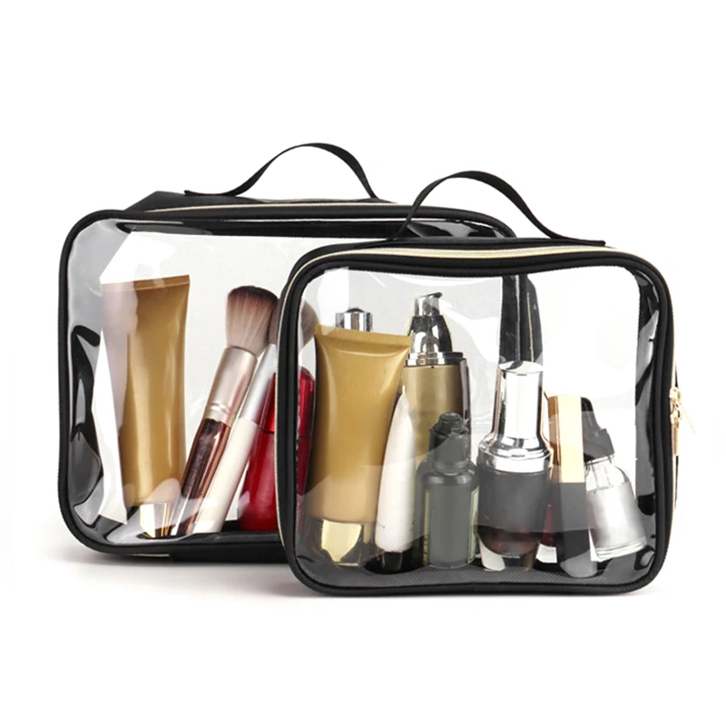 Portable Travel Wash Bag Female Transparent Waterproof Makeup Storage Pouch Large Capacity Cosmetic Organizer Beauty Women Case