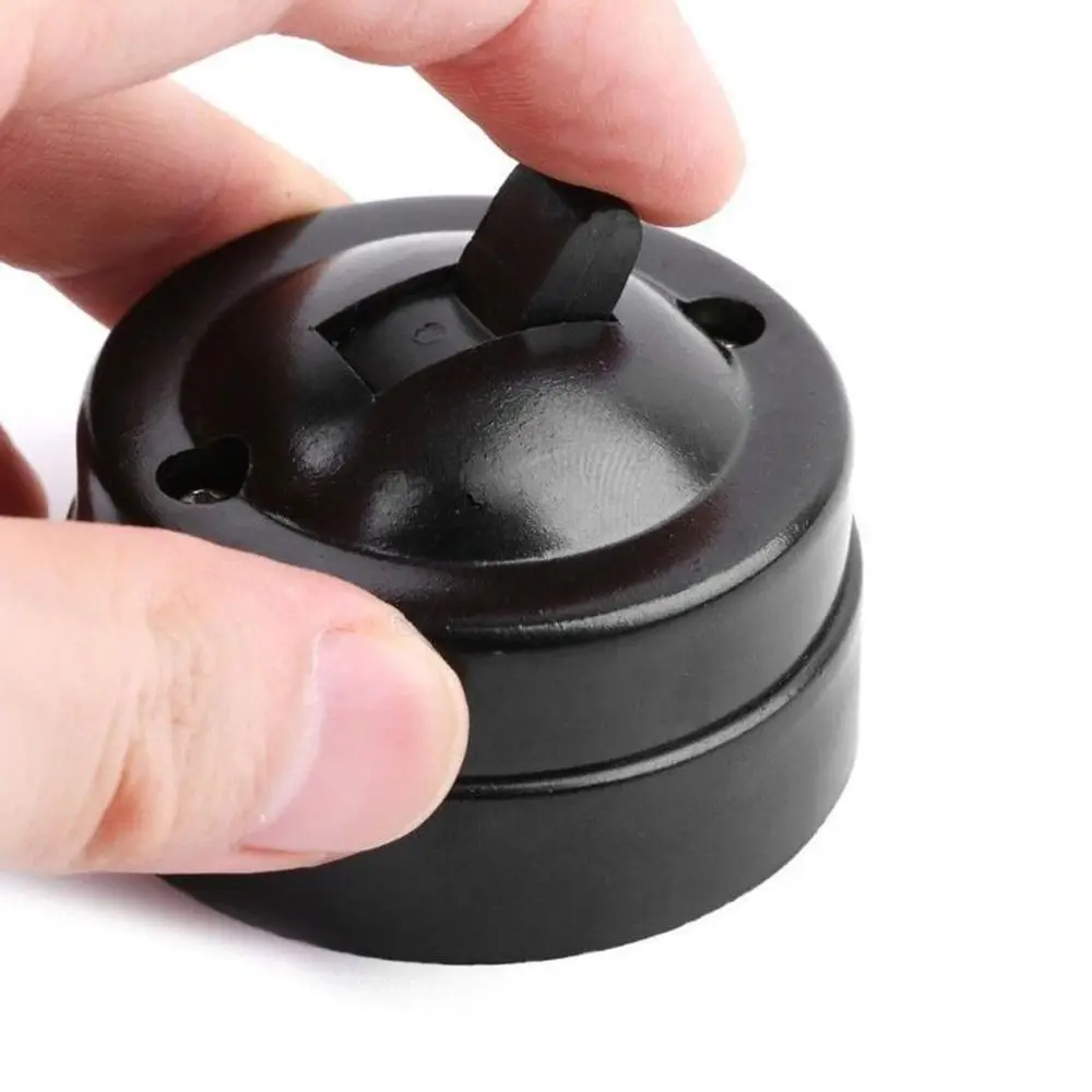 Picture 5: Black Mounted Wall Surface 6A Toggle Switch Light Single-control Switch Button Switch